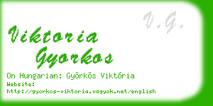 viktoria gyorkos business card