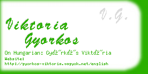 viktoria gyorkos business card